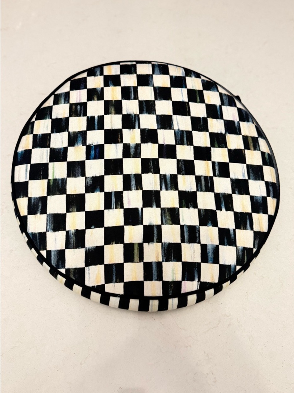 Mackenzie Childs Courtly Check Cushion